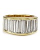 Christopher Designs Illusion Set Diamond Band/ Ring in 18K Yellow Gold